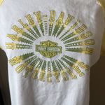 Vintage Y2K Harley Davidson Baby Tee Womens XL White T Photo 3