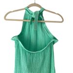 Beach Riot  NWTs Romee High Neck Halter Green Crochet Dress Swim Coverup medium Photo 4