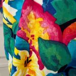 Vintage Dress Small Tropical Retro Swing 80s does 50s Vacation Cruise Pinup Boho Yellow Photo 1