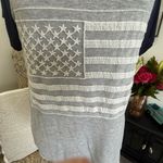 Free Kisses  Gray and Blue Tank Top Photo 1