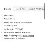 Apiece Apart NEW 100% cotton sleeveless top Photo 11