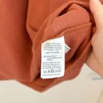 Madewell Texture & Thread Square-Neck Dress in Afterglow Red Size M Photo 6