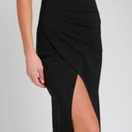 Lulus Foxy Black Strapless Maxi Dress Photo 0