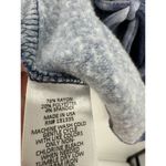 Socialite Womens Cropped Tie Dye Sweatshirt Blue Cinch Tie Hoodie Size S Photo 4