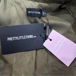 Pretty Little Thing NEW Khaki Contrast Oversized Midi Trench Coat Women’s 4 Photo 3