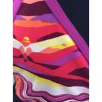 Nike  striped bikini top size 12 Purple 38 Photo 2