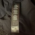 White House | Black Market  Lace Bottom Cami Top v-neck black Photo 7