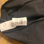 American Eagle  Tackma One Shoulder Sports Bra Crop Top Black Mesh Medium Photo 3