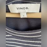 Vince - Short Classic Stripe Side-Tie T-Shirt Dress | Small - $225 Photo 9