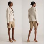 Quince  Women's 100% European Linen Structured Blazer in Flax Size M NWOT Photo 1