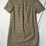 Michael Kors Michael Kors Geometric Gold and Purple Short Sleeve Dress Size S Photo 0