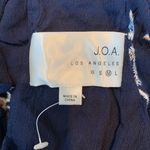 J.O.A. Navy Floral‎ Embroidered Romper Photo 4