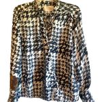 Brochu Walker  - Mayes Wrap Top Houndstooth Photo 3