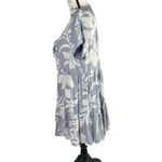 KIWI‎ + PUNCH Miami Women's Floral Babydoll Dress Size M Blue White Tiered Size M Photo 3