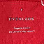 Everlane NWT The Organic Cotton Big Red Polo Short Sleeve Shirt Small Photo 5