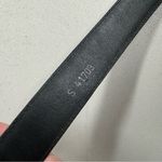 Brighton  Vintage Black Leather & Silver Tone Belt Womens S Boho Chunky Western Photo 3