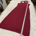 Talula  Aritzia Gallatin Racerback Midi Dress in Maroon Medium Photo 5