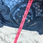 Mestiza Camisa blue lace dress bell sleeve Sz M Size M Photo 6