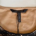 BCBGMAXAZRIA Lace Overlay Peplum Top Photo 3