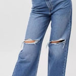 Levi's Levi’s Premium High Loose Distressed Wide Leg Jeans Size 26 Photo 0