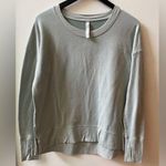 Athleta  Coaster Luxe Sweatshirt, green, size medium Photo 0