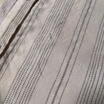 H&M Natural White Striped Off-the-Shoulder Dress Photo 12