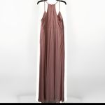 Azazie  Annabelle maternity bridesmaid dress pink dusty rose stretch knit 12 Photo 1