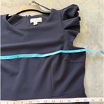 Elle Navy one piece pantsuit with ruffle sleeves, large‎ Photo 5