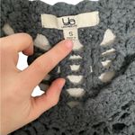 YA Los Angeles  Crochet Flounce Sweater Top Small Photo 2