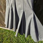 Adam Lippes  Gray Sheath With Pleats. Sleeveless Dress Size 6 Photo 7