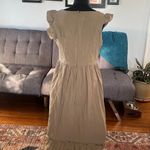 Romwe  Earthy Brown Cotton Dress BEE embroidery Size Large Photo 3