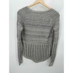 Athleta Borealis Grey Long Sleeve Crew Neck Knit Sweater Women's Sz X Small (XS) Photo 1