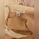 Socialite Cream Strapless Sundress for Wedding Guest Photo 4