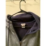 Avia  Women's Full Zip Hoodie Jacket with Thumb Hole Inserts Size S Gray & Blue Photo 11