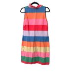 VILAGALLO Cassie Striped Polo‎ Mini Dress Sz 40 Pink Photo 2