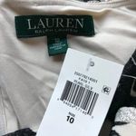 Ralph Lauren Bria Embroidered Mesh Cap Sleeve Cocktail Dress NWT 10 Photo 6