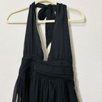 NEW Retrofête Zion Silk Chiffon Dress Bodysuit Lined Black Sz Large $595 Baddie Photo 16