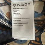 Farm Rio Anthro Women’s Cocopalm Flutter Sleeve Beige Blue Print Maxi Dress XS Photo 12