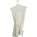 DEREK LAM 10 CROSBY x RTR Off White Linen Blend Crisp Apron Dress Size 44 Photo 5