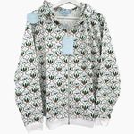 Hill House The All-Gender Teddy Zip-Up Hoodie in White Ski Chalet NWT Large Photo 0