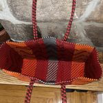 Waterproof Beach Tote brown orange red grey Photo 6