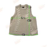 Banana Republic Factory Cable Knit Sweater Vest in Cream/Ivory Size XL Photo 5