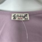 Free People  Intimately Everly Square Neck Lavender Bodysuit Size S NWT Photo 4