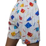 Vintage 90s Action Geometric Pattern Shorts Red Size M Photo 1