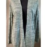 Talbots Green White Stripe Open Cardigan Women’s Long Sleeve Sweater NEW Small P Photo 0