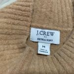 J.Crew Mockneck Sweater-Dress in Extra-Soft Yarn Heather Camel Size Medium Photo 4