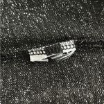 Joseph Joesph lurex knit black see through layer metallic long sleeve size small Photo 11