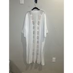 Chicsoul Boho Lightweight White Cover Up One Size Crochet Resortwear Swim Kimono Size L Photo 1