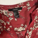 Forever 21  Tops Womens
Small Long Sleeve Floral Roll
Tab Casual Blouse Photo 5