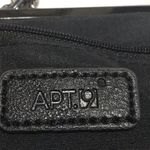 Apt. 9  Black & Silver Sequin KissLock Clutch Purse Handbag Removeable Cha… Photo 3